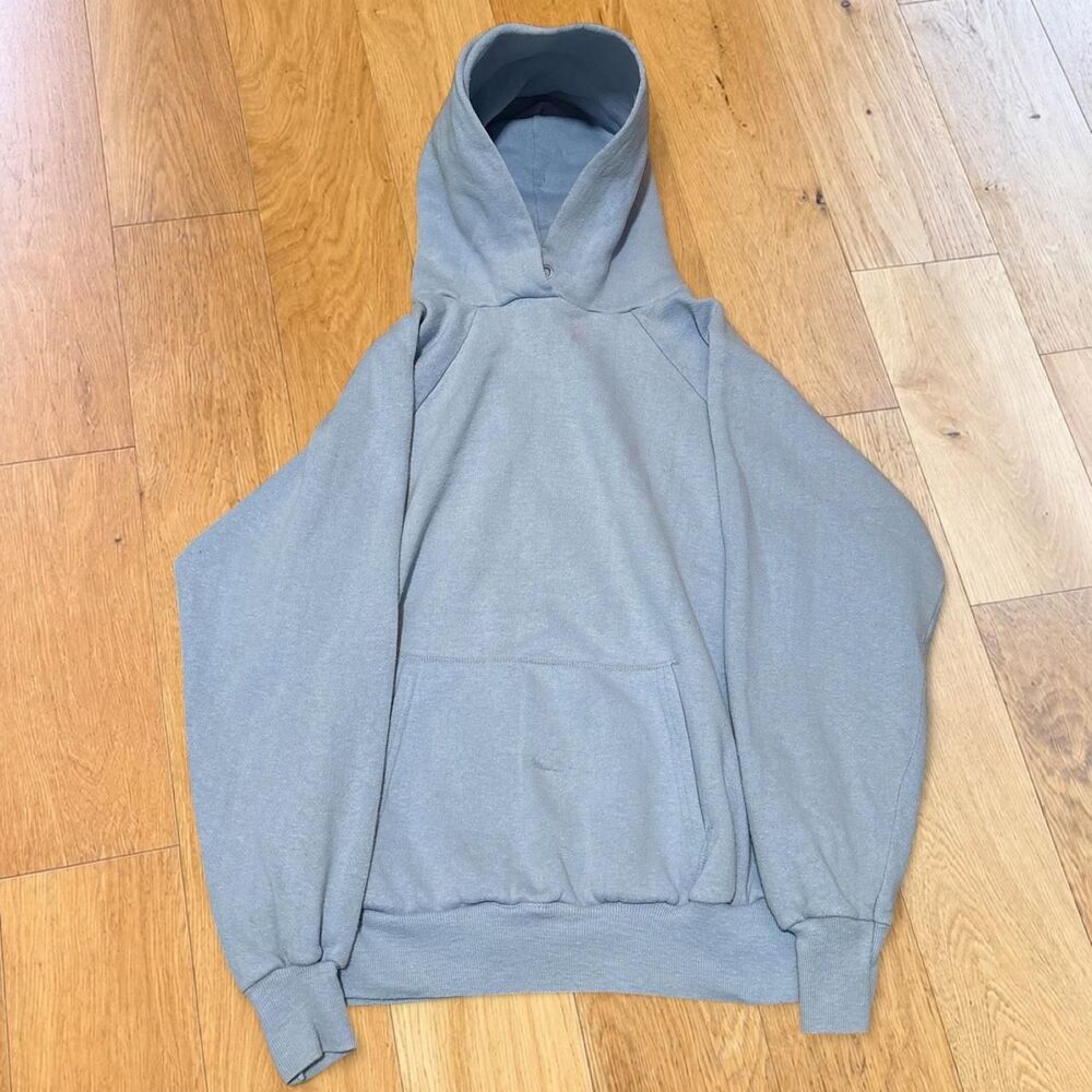 Vintage 70s Downerwear Blank Baby Blue Pullover Hoodie Men’s Tagged XL